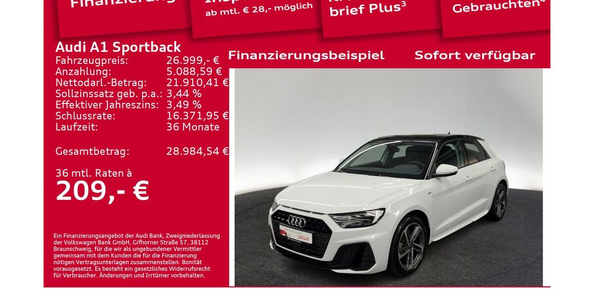 Audi A1 8.900 km 26.999 &euro; Berlin 10587