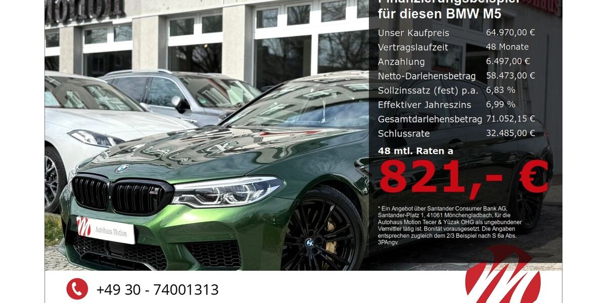 BMW M5 72.000 km 64.970 &euro; Berlin 12305