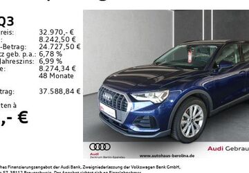 Audi Q3 38.319 km 33.190 &euro; Berlin 13581