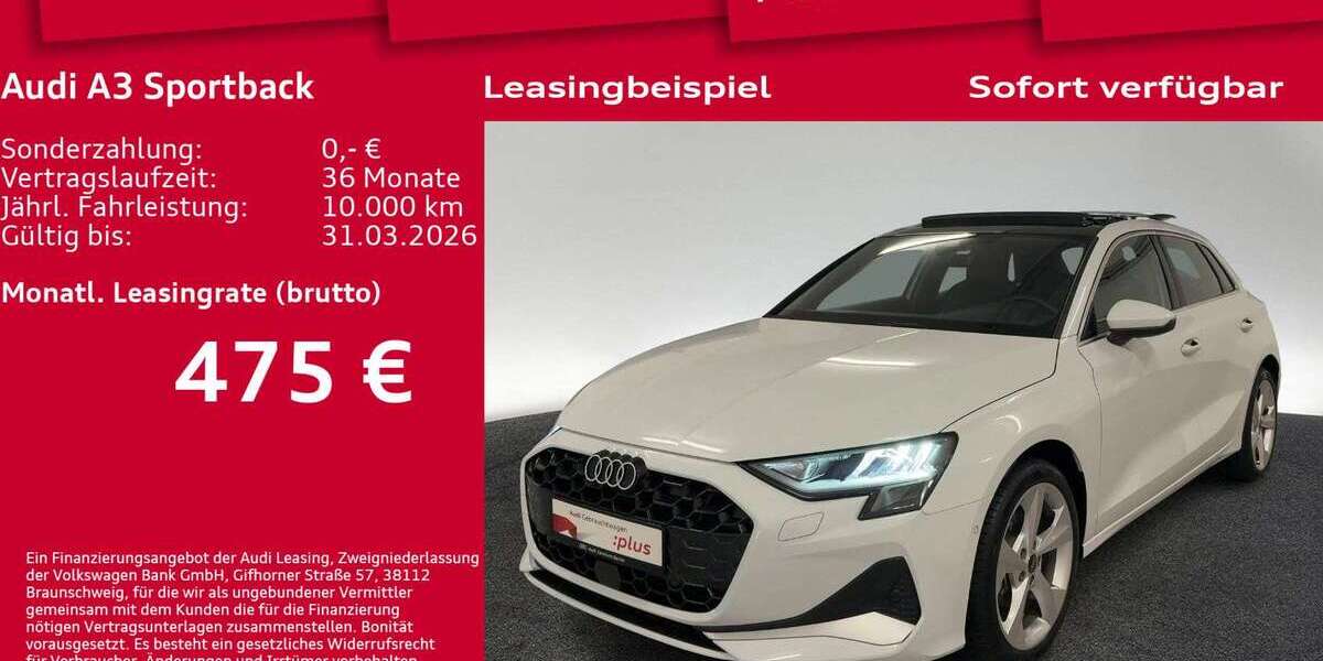 Audi A3 9.800 km 35.750 &euro; Berlin 12489