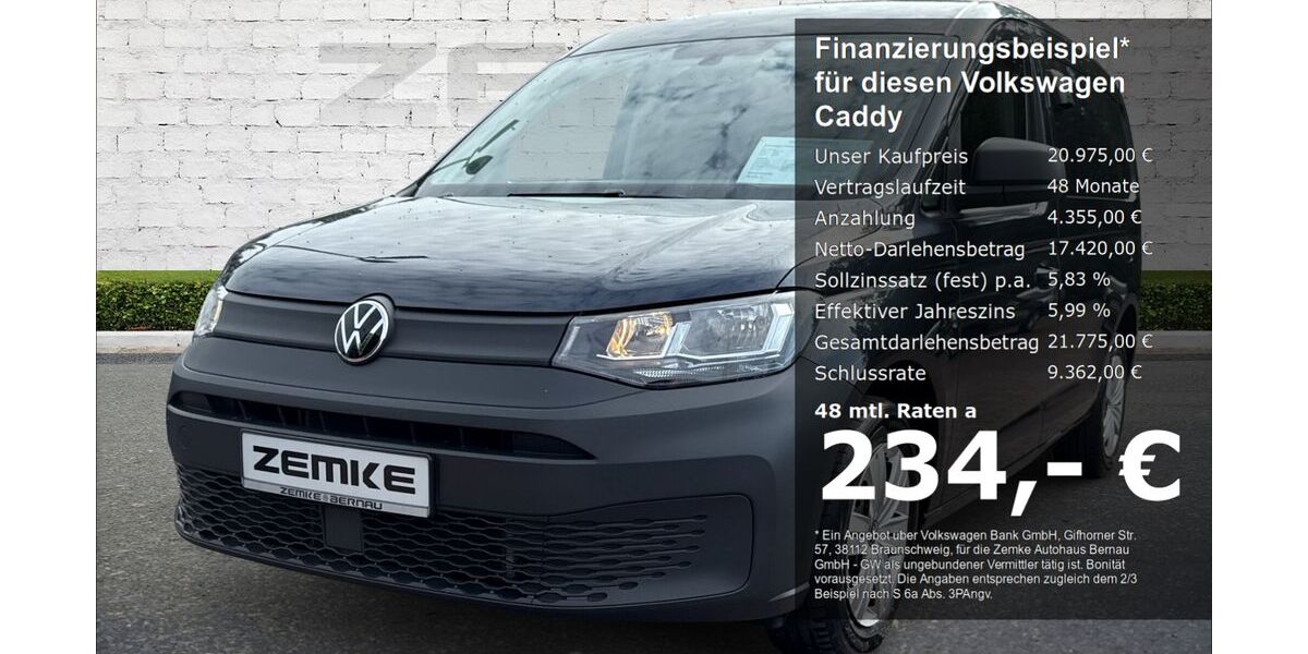 VW Caddy 72.169 km 20.975 &euro; Bernau 16321