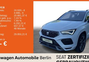 Seat Ateca 72.780 km 24.930 &euro; Berlin 13089