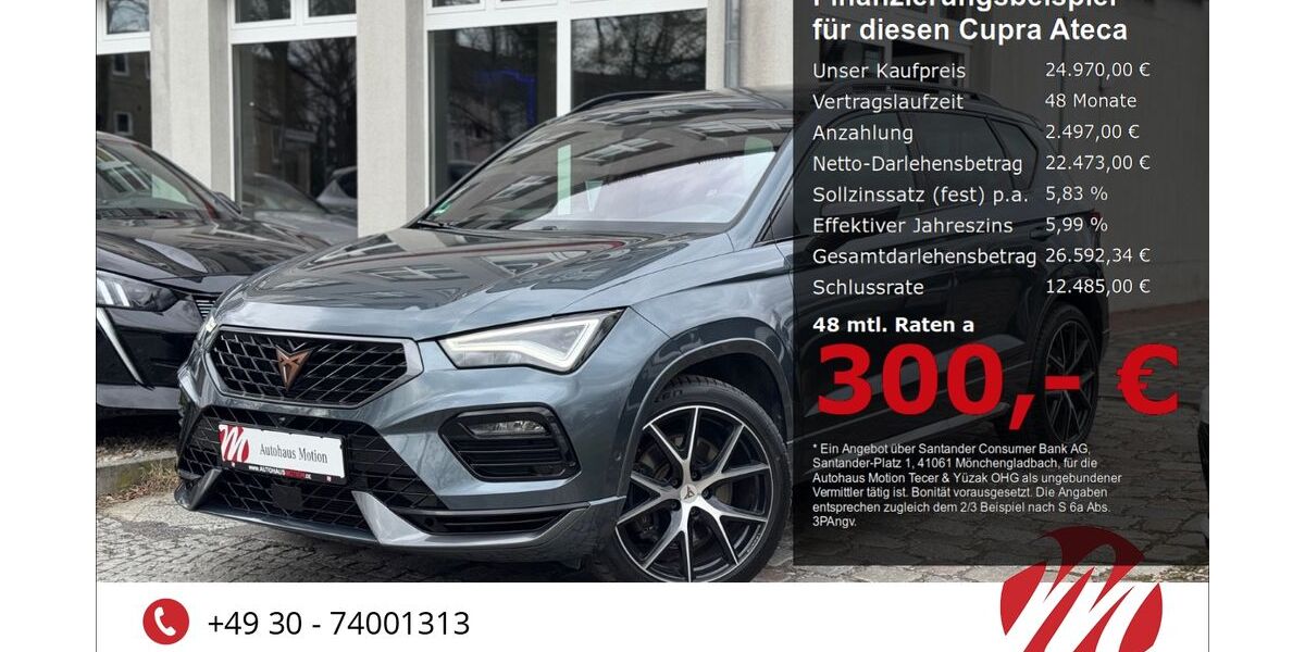 Cupra Ateca 92.000 km 24.970 &euro; Berlin 12305