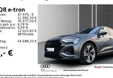 Audi Q8 e-tron 50.772 km 47.970 &euro; Berlin 13581