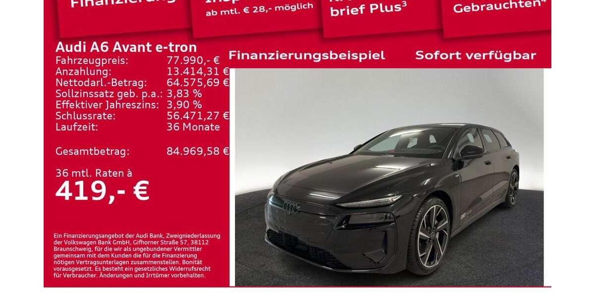 Audi A6 e-tron 6.001 km 77.990 &euro; Berlin 12489