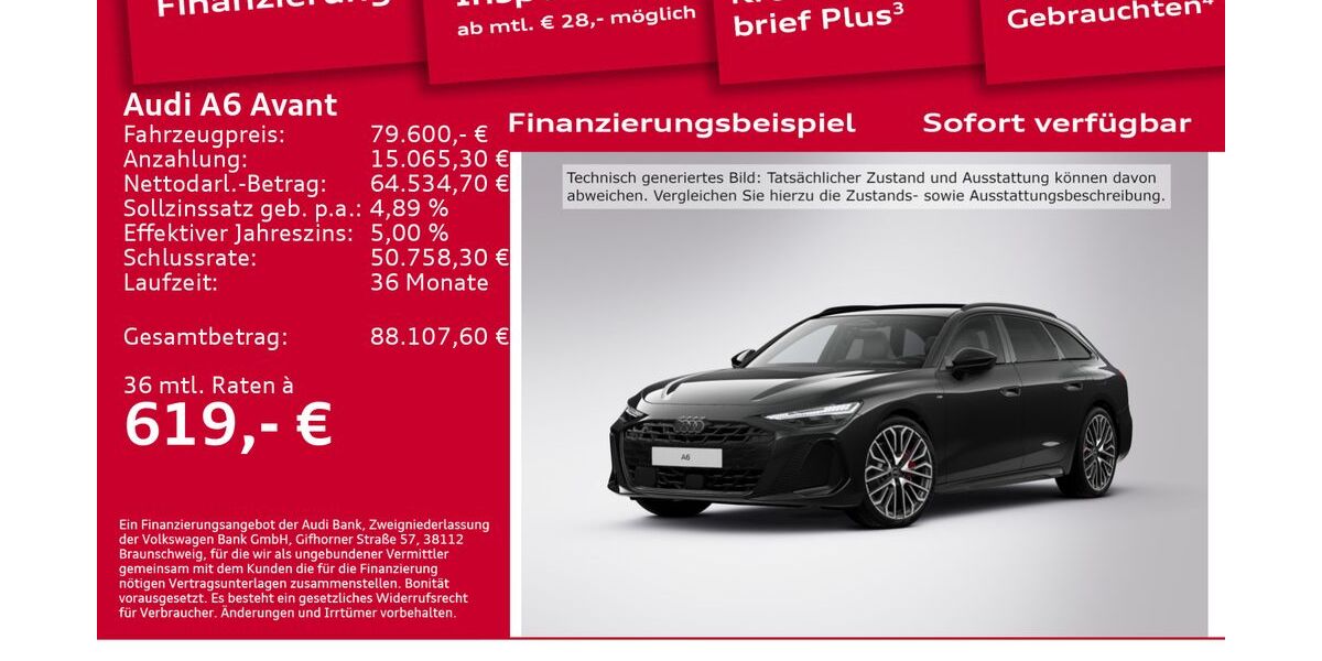 Audi A6 9.500 km 79.600 &euro; Berlin 12489