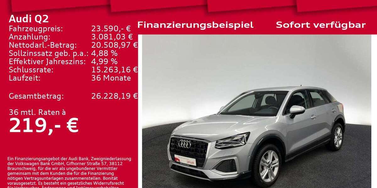 Audi Q2 19.150 km 23.590 &euro; Berlin 10587
