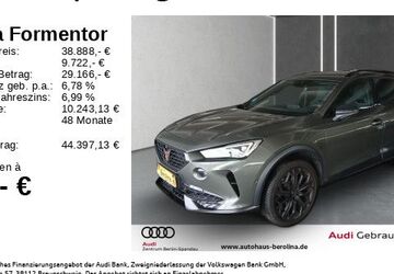 Cupra Formentor 18.775 km 38.905 &euro; Berlin 13581