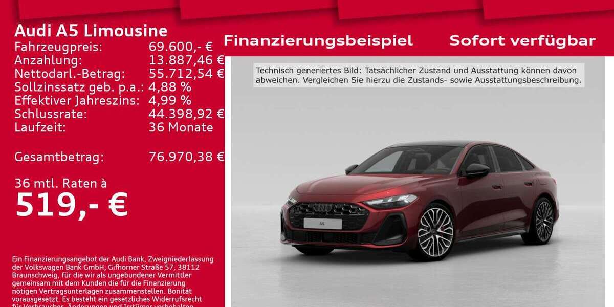 Audi A5 6.001 km 69.600 &euro; Berlin 10587
