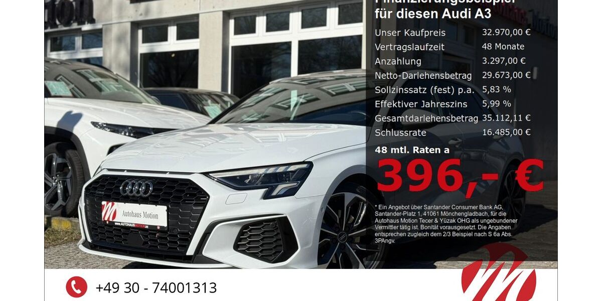 Audi A3 93.733 km 32.970 &euro; Berlin 12305