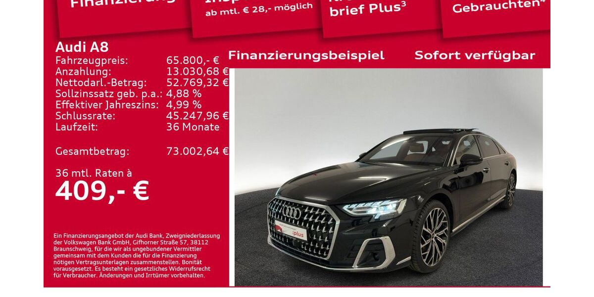Audi A8 30.900 km 65.800 &euro; Berlin 12489