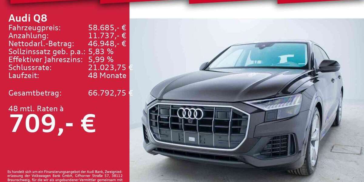 Audi Q8 73.938 km 58.685 &euro; Berlin 13088
