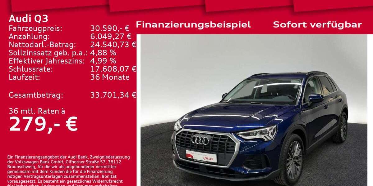 Audi Q3 27.150 km 30.590 &euro; Berlin 10587