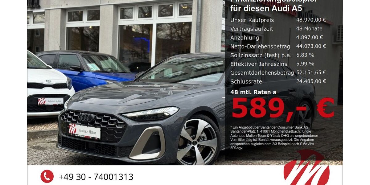 Audi A5 10.000 km 47.970 &euro; Berlin 12305