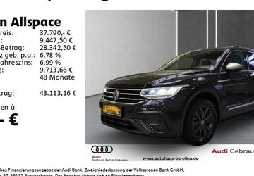 VW Tiguan Allspace 31.753 km 37.790 &euro; Berlin 13581