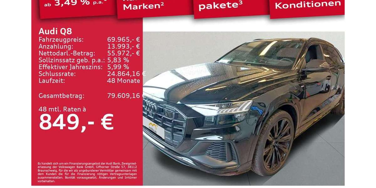 Audi Q8 41.701 km 69.965 &euro; Berlin 13088