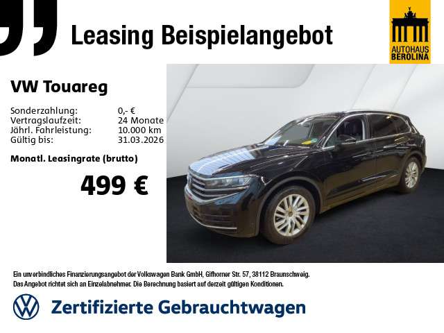 VW Touareg 15.474 km 57.290 &euro; Berlin 10709