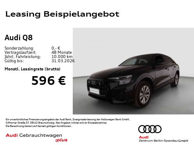 Audi Q8 21.553 km 68.792 &euro; Berlin 13581