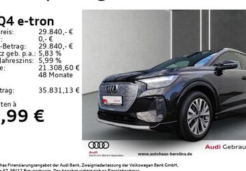 Audi Q4 e-tron 18.254 km 27.689 &euro; Berlin 13581