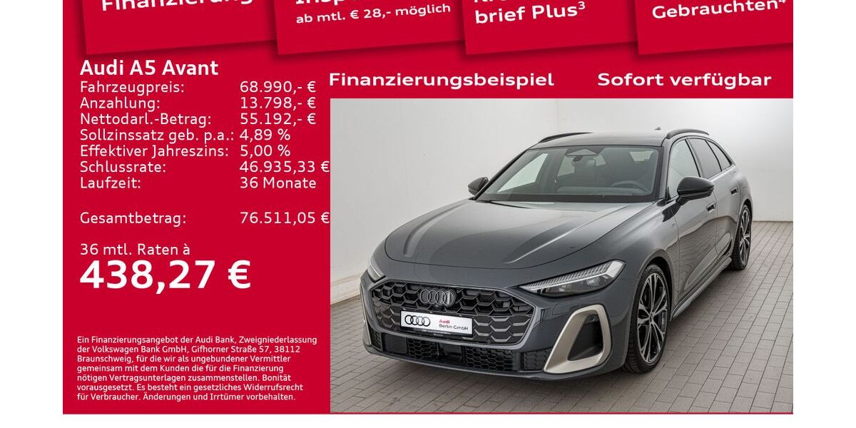 Audi A5 12.000 km 68.990 &euro; Berlin 12489