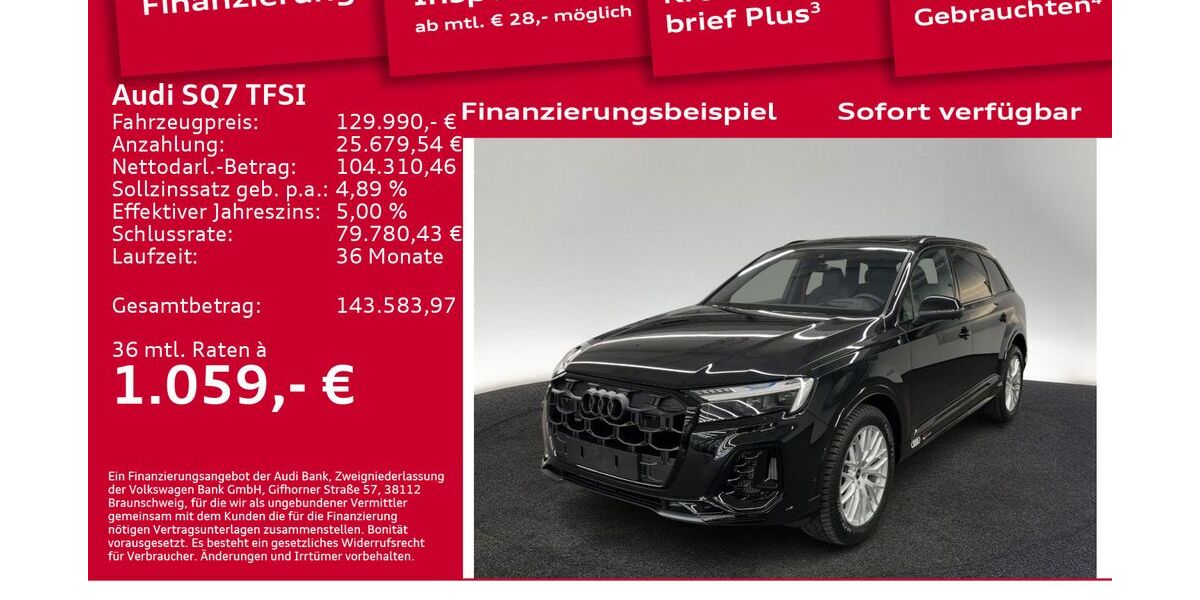 Audi SQ7 6.001 km 129.990 &euro; Berlin 12489