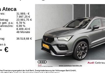 Cupra Ateca 24.420 km 31.200 &euro; Berlin 13581