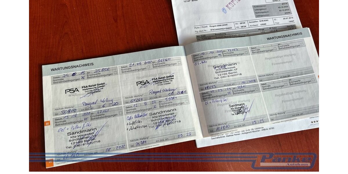 Peugeot 2008 1.2 PureTech Allure*Carplay*Leder*Tempo* 100.000 km 7.480 &euro; Berlin 13187