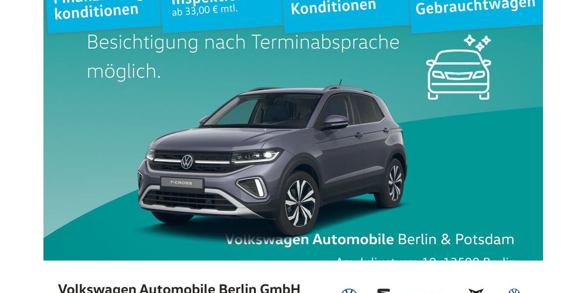 VW T-Cross 6.920 km 26.750 &euro; Berlin 13599