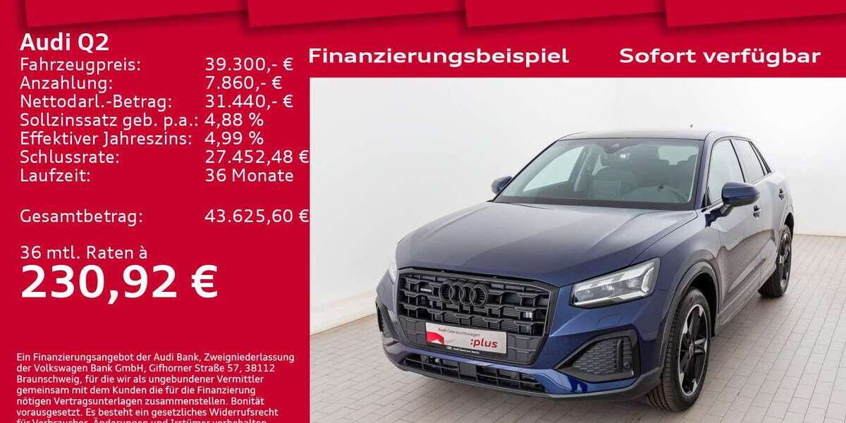 Audi Q2 3.040 km 39.300 &euro; Berlin 12489