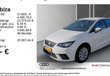 Seat Ibiza 45.287 km 17.889 &euro; Berlin 13581