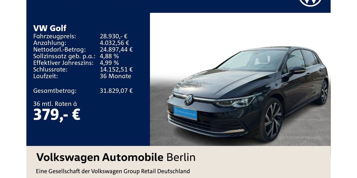 VW Golf 40.390 km 28.930 &euro; Berlin 12681