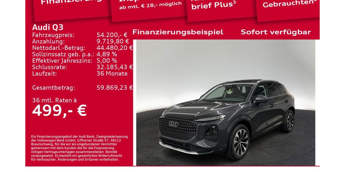 Audi Q3 6.001 km 54.200 &euro; Berlin 12489