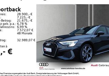 Audi A3 15.103 km 27.400 &euro; Berlin 13581