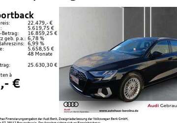 Audi A3 48.141 km 22.479 &euro; Berlin 13581