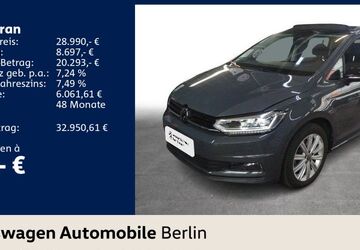 VW Touran 39.237 km 28.990 &euro; Berlin 10587