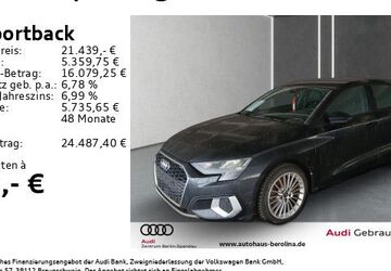 Audi A3 53.992 km 21.500 &euro; Berlin 13581