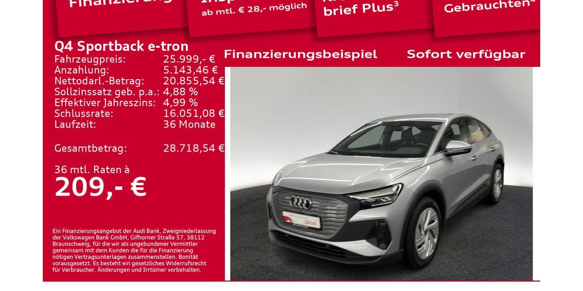Audi Q4 e-tron 17.360 km 25.999 &euro; Berlin 10587