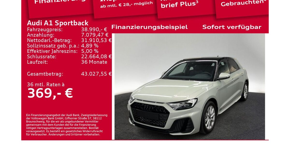 Audi A1 6.001 km 38.990 &euro; Berlin 12489