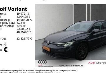 VW Golf 52.005 km 19.979 &euro; Berlin 13581