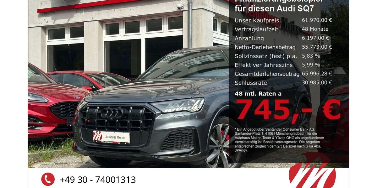 Audi SQ7 99.200 km 61.970 &euro; Berlin 12305
