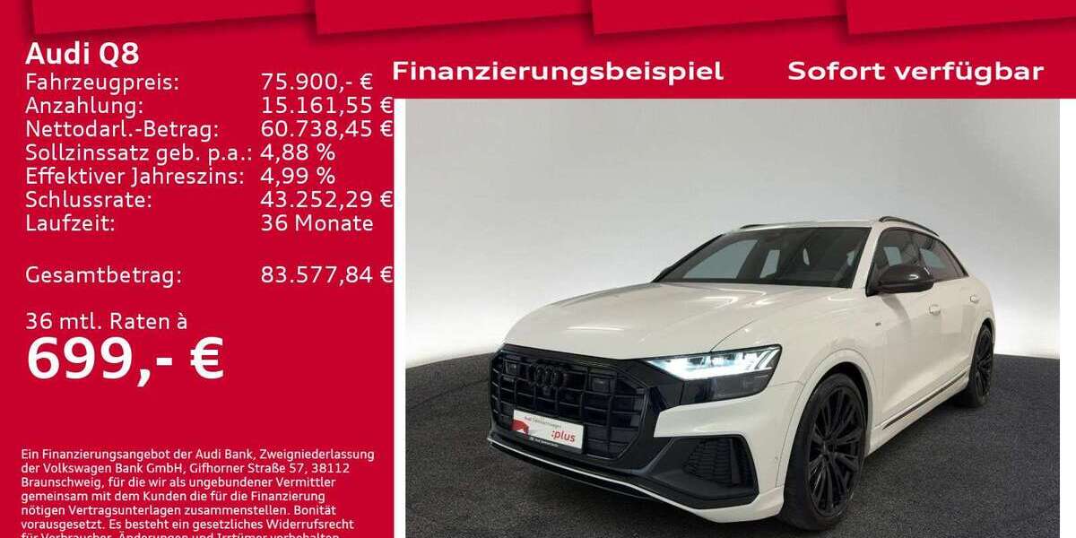 Audi Q8 45.100 km 75.900 &euro; Berlin 12489