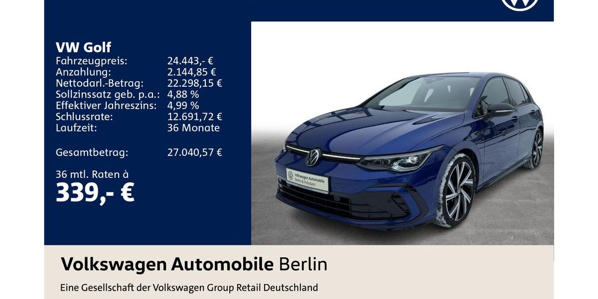 VW Golf 76.360 km 24.443 &euro; Berlin 12681