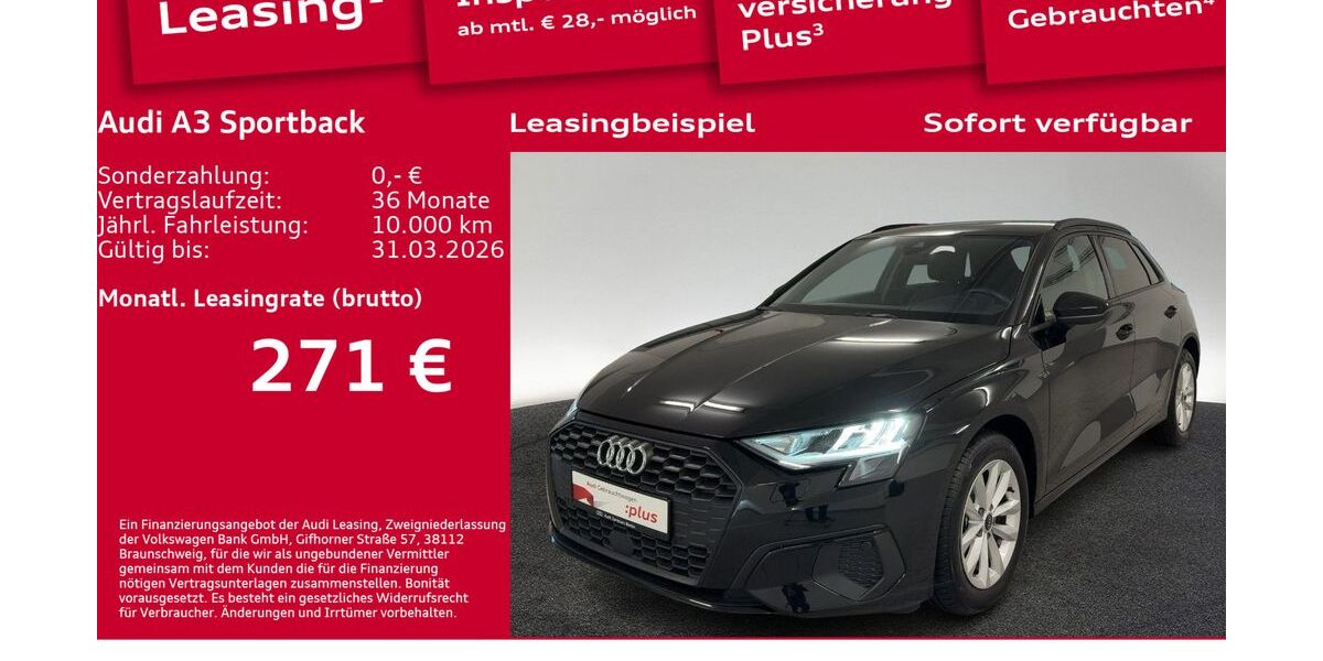 Audi A3 18.300 km 26.999 &euro; Berlin 12489