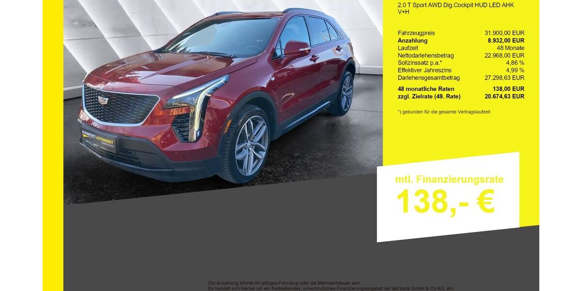 Cadillac XT4 23.089 km 31.900 &euro; Berlin-Französisch Buchholz 13127