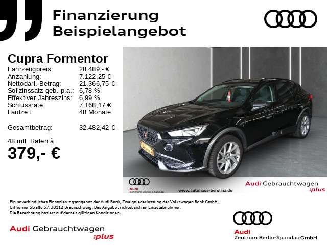 Cupra Formentor 20.997 km 28.489 &euro; Berlin 13581