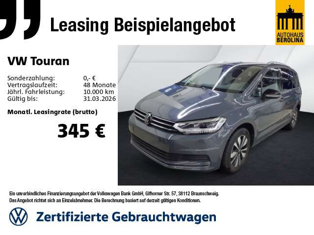 VW Touran 20.040 km 34.888 &euro; Berlin 10709