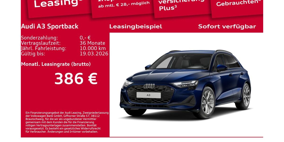 Audi A3 7.627 km 37.790 &euro; Berlin 12489