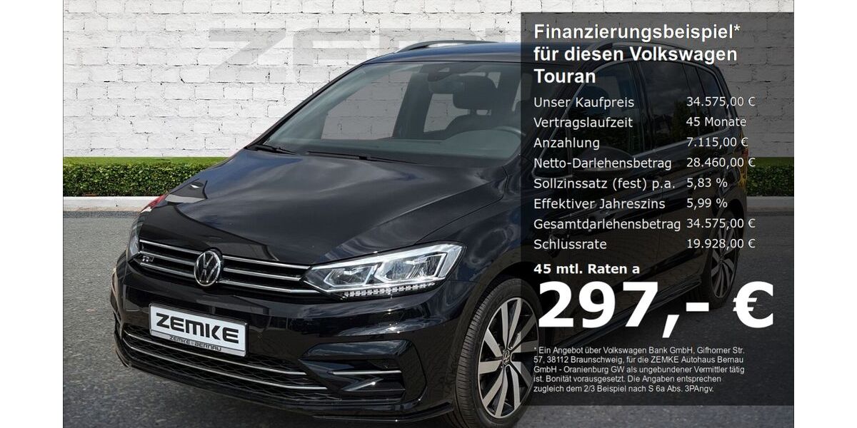 VW Touran 33.404 km 34.575 &euro; Oranienburg 16515