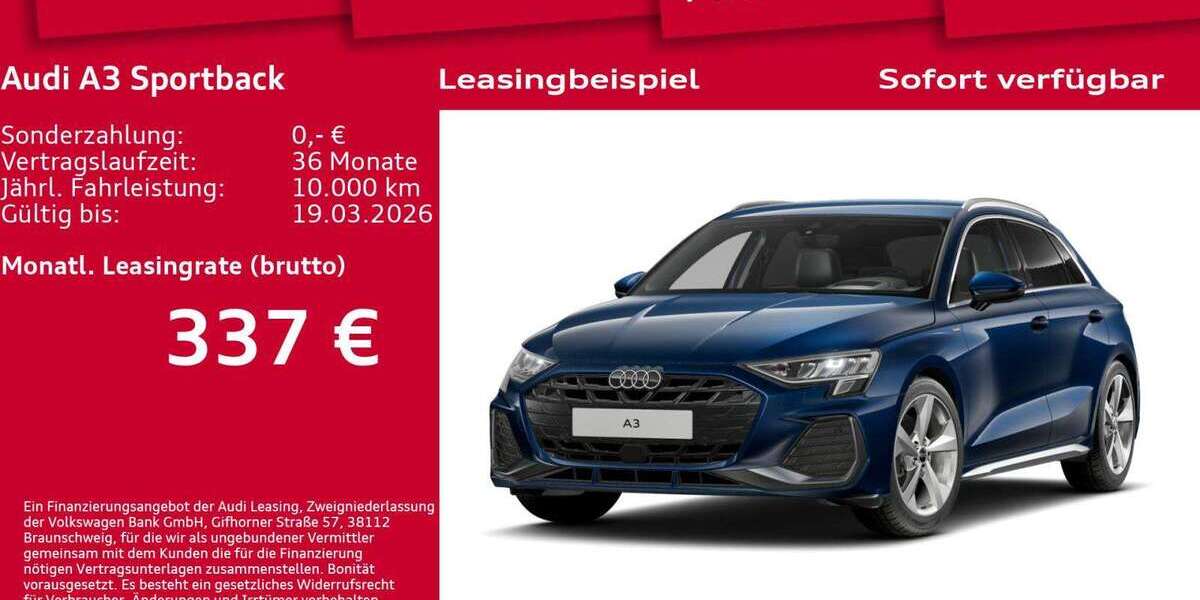 Audi A3 11.762 km 35.901 &euro; Berlin 12489