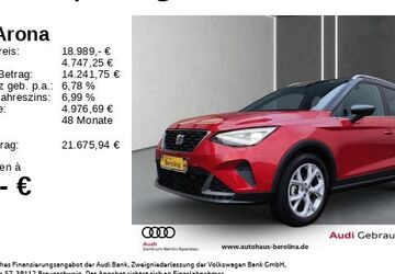 Seat Arona 15.506 km 18.984 &euro; Berlin 13581